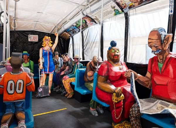 The Bus, Red Grooms, foto door Peter Tijhuis