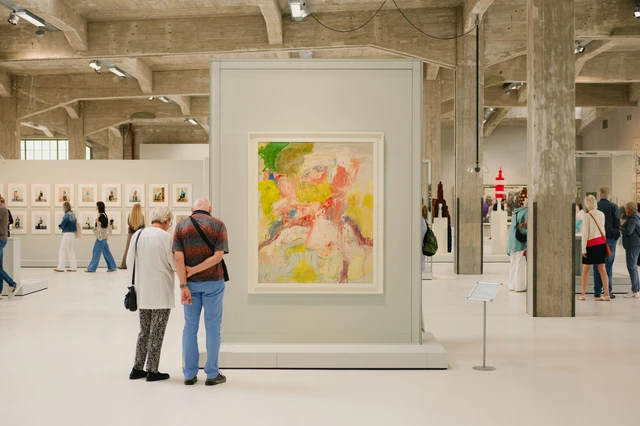 Het schilderij Man in Wainscott van Willem de Kooning in Fenix